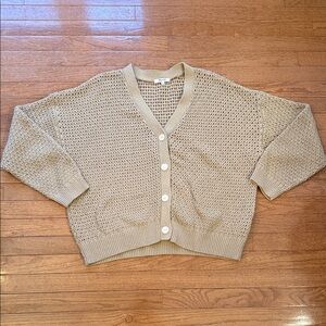 Madewell 🤎 🌾 Cropped Cardigan Sweater like new size XXL